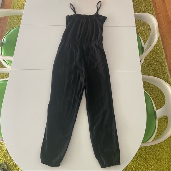 Bop Basics Shopbop black linen jumpsuit w pockets! - Picture 9 of 11